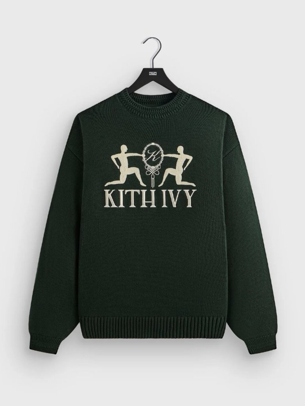 Kith Ivy Sweater Dark Green Men's S Oversized